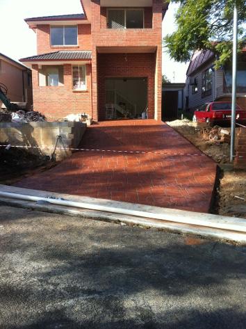 photo of house pavement work